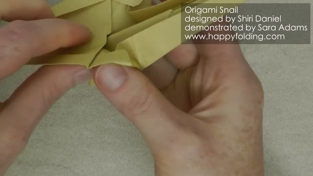 Origami Tutorial: Snail (Shiri Daniel) смотреть онлайн