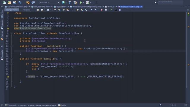 Loja Virtual com PHP#53 - Calcular o frete parte 1 смотреть онлайн