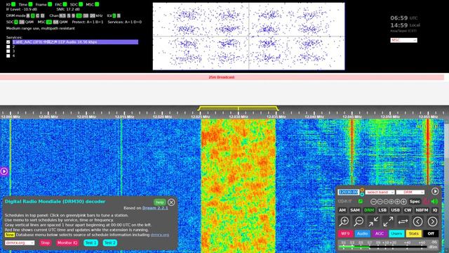 [SW][DRM] 12030 kHz - China Radio International is now also in DRM! Apr 10 2021 смотреть онлайн