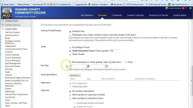Adding Rubrics to a Discussion Board in Blackboard смотреть онлайн