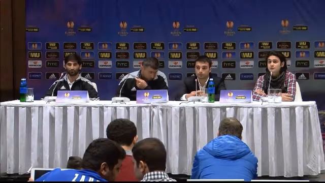 Предматчевая пресс-конференция Гурбана Гурбанова (Днепр-Карабах)