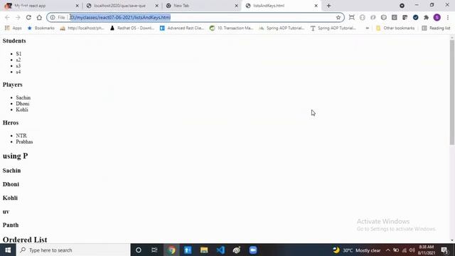 REACT JS ON ZOOM ON 11-08-2021 смотреть онлайн