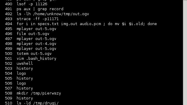 Linux TNT #3 - zabawy z historią i grep po procesach смотреть онлайн