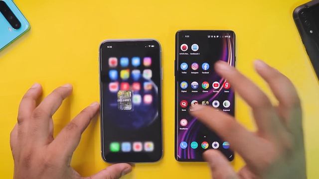 iPhone XR vs Oneplus 8 Speed Test: A12 vs snapdragon 865? смотреть онлайн