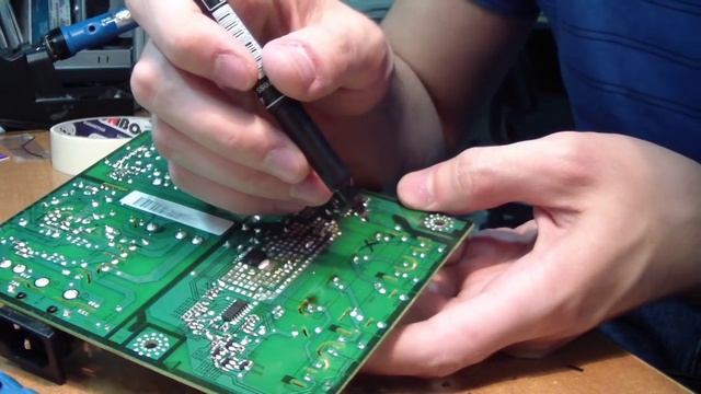Монитор Samsung 932BF. Гаснет подсветка. Ремонт инвертора / трансформатора смотреть онлайн