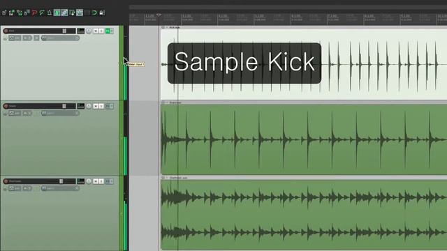 Триггирование барабанов, 'Audio to MIDI Drum Trigger' плагин Эффекты и плагины в REAPER смотреть онлайн