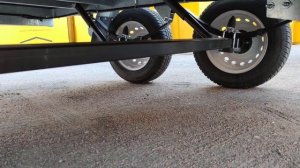 одноосный, двухосный бортовой, усиленный оцинкованный прицеп Урса, ursa для легкового автомобиля