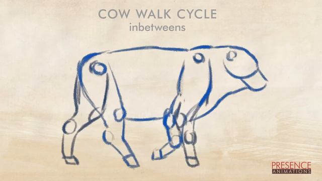 Cow walk cycle hand drawn animation step by step - see the whole process смотреть онлайн