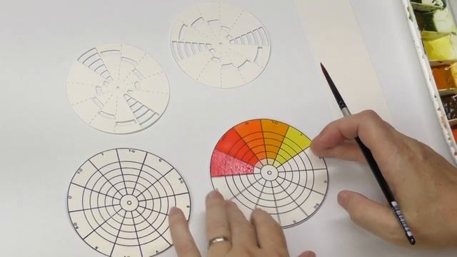 Creating Custom Color Wheels For Watercolor – Waffleflower Stamps