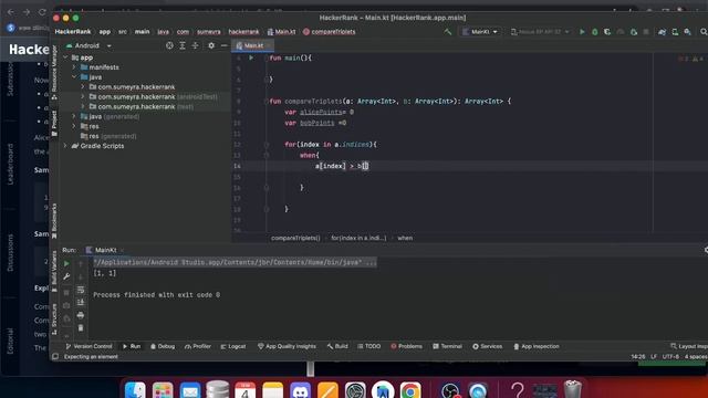 Compare the Triplets ~Kotlin смотреть онлайн