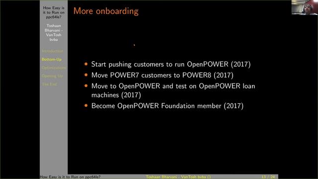 How Easy is it to Run on ppc64le? - Toshaan Bharvani, VanTosh смотреть онлайн
