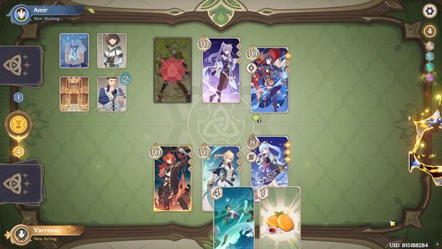 Amir Duel Challenge TCG Card Game Genshin Impact смотреть онлайн