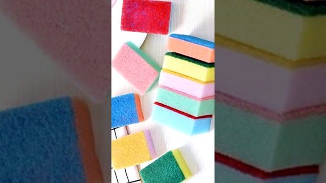 Губка для посуды под микроскопом. Почему губки для посуды разных цветов?? смотреть онлайн