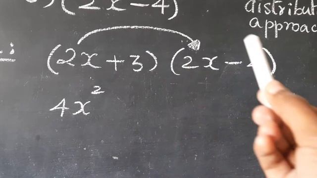 Find The Product (2x+3)(2x-4)|Class 8