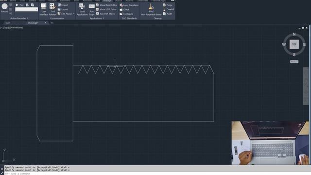 AutoCAD, Beginner Start Drawing, Autodesk, Sketches 2 of 3 смотреть онлайн
