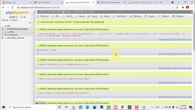 CRUD PHP MySQL - 13 - Hosting Website Gratis смотреть онлайн