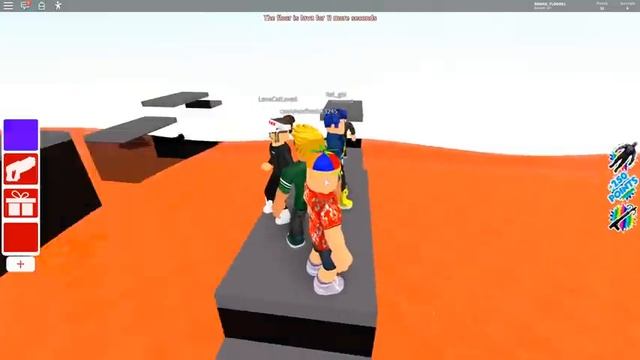 ПОЛ ЭТО ЛАВА Челлендж в ROBLOX! Спасаюсь от ЛАВЫ! - Роблокс смотреть онлайн