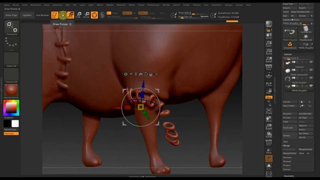 Zbrush 2021 Спарки — пёс породы бультерьер смотреть онлайн