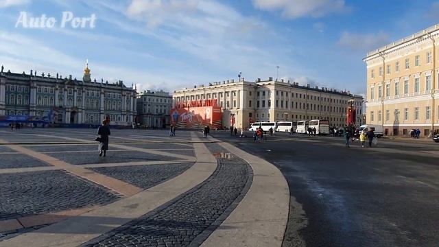 Военная техника на Дворцовой площади.Санкт-Петербург 8.05.2021 года. смотреть онлайн