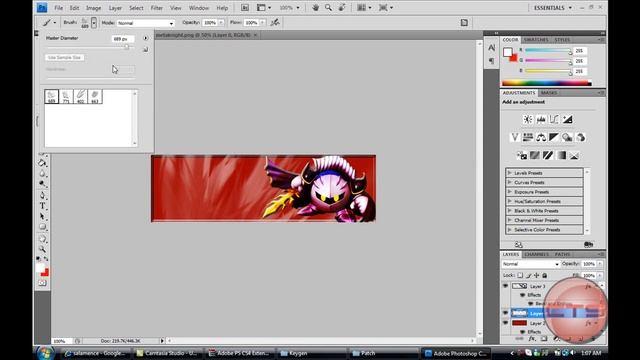 How to make a Forum Signature in Adobe Photoshop CS4/CS3 смотреть онлайн