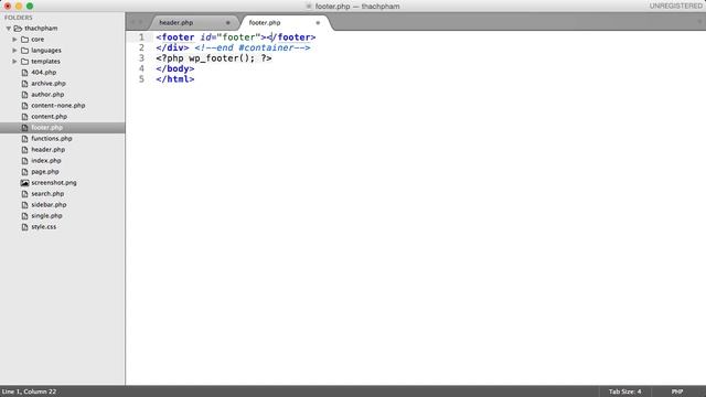 [Lập trình theme WordPress - 06] Code cho footer.php смотреть онлайн