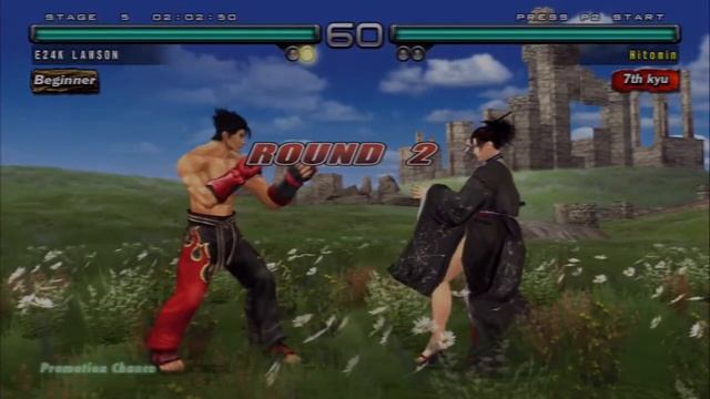 E24K's Tekken 5: Dark Resurrection Online - Jin Kazama Arcade Battle Playthrough смотреть онлайн
