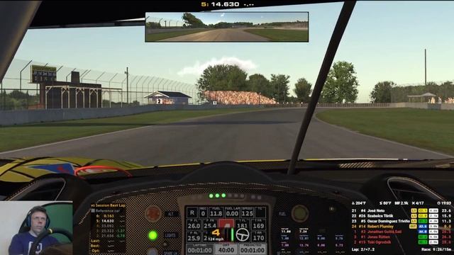 iRacing 13th Week Ferrari GT3 Challenge at Road America S3 2022 смотреть онлайн