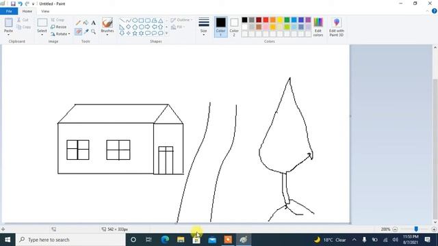 How To Draw Sketch with Microsoft Paint App смотреть онлайн