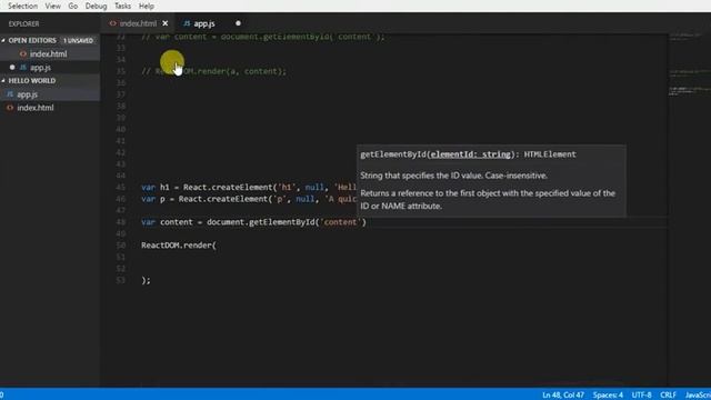 React JS In Urdu ~ Hello World (Part 3 of 3) смотреть онлайн