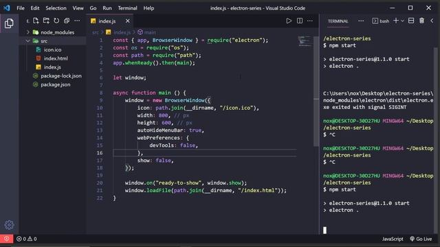 Development Tools & Disabling Shortcuts - System Info App w/ Electron Part: 6 смотреть онлайн