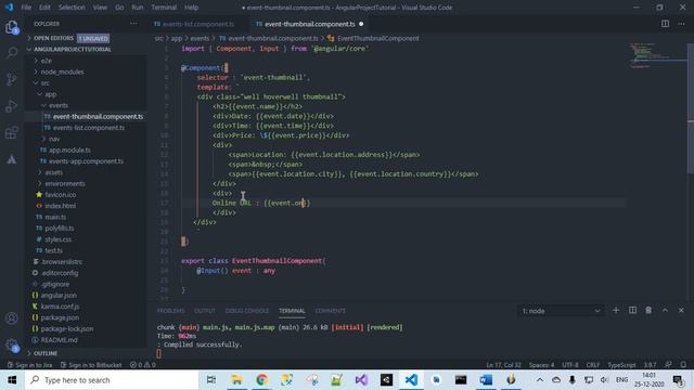 57. Angular Project Tutorial - Safe Navigation Operator смотреть онлайн