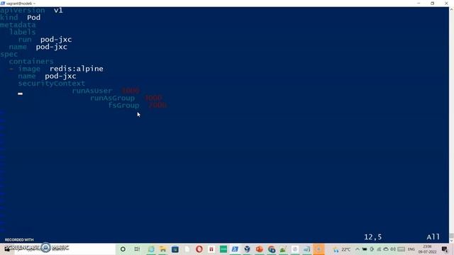 16 - CKA exam Q16 with Solution.... Create a pod & using mentioned Security Context смотреть онлайн