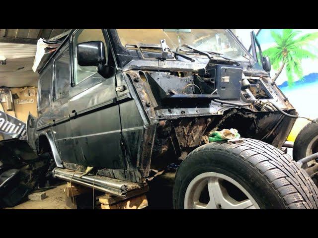 Состояние кузова Mercedes G-Class за 500к. смотреть онлайн