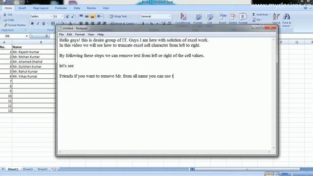 How to truncate cell value in excel смотреть онлайн