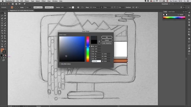 Мини курс «Adobe Illustrator для новичков» Урок 3 Обводка и заливка смотреть онлайн