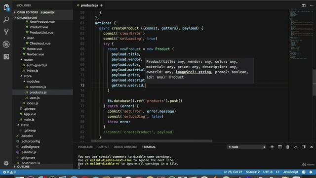 063 Добавление товаров в Firebase смотреть онлайн