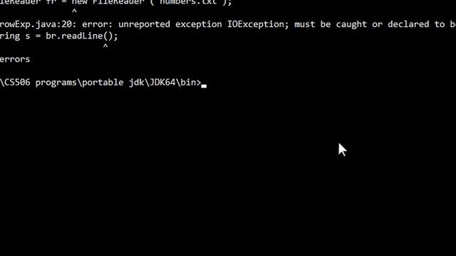 16. throws clause (CS506) смотреть онлайн