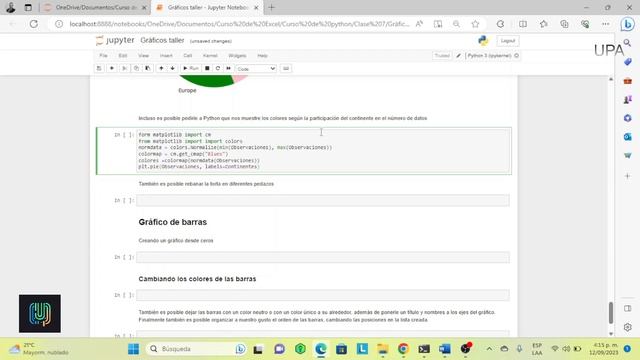 Clase 7 Curso Python / Grafico de pie de torta. смотреть онлайн