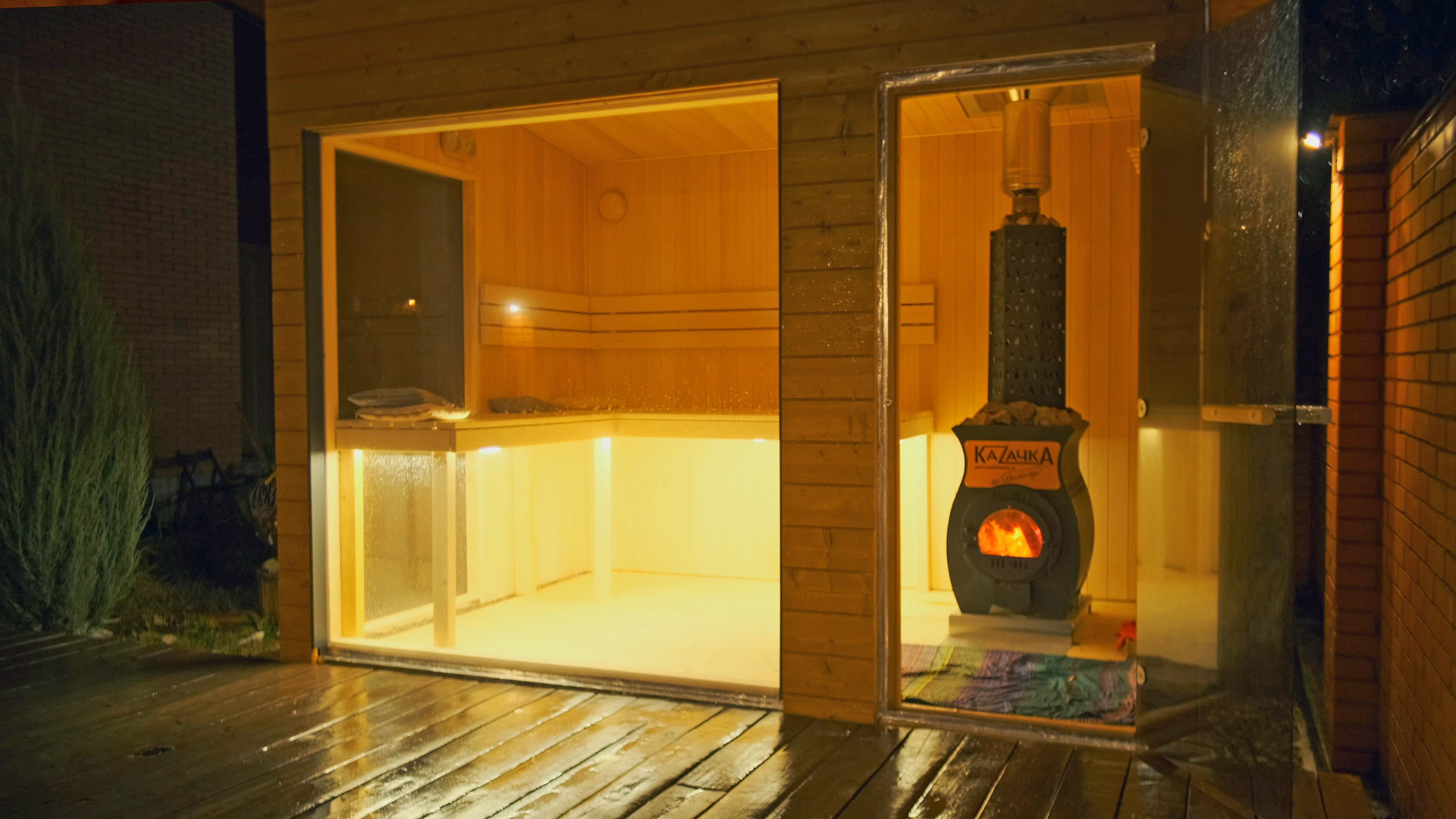 Баня своими руками с печью Казачка по Белому. Скоро! смотреть онлайн