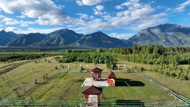Бурятия. Тункинский район. Осень в Тагархае. смотреть онлайн
