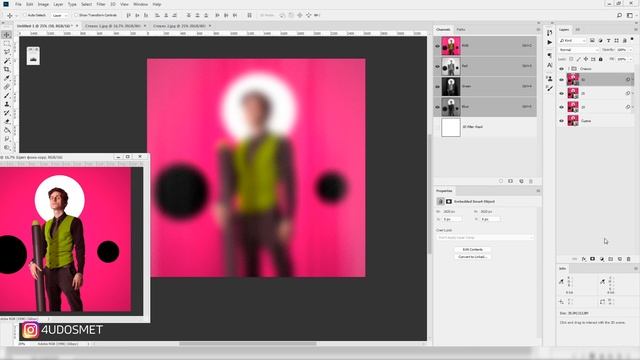 Гибкий коллаж. Photoshop 2021 смотреть онлайн