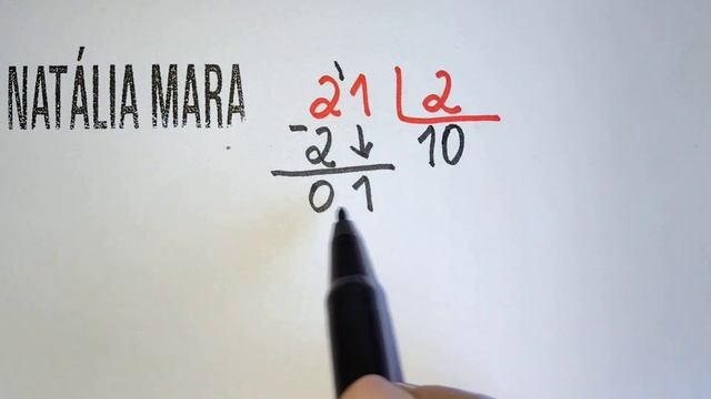 “21/2" "21:2" "21 dividido por 2" “21÷2” O que fazer quando sobre número no dividendo? смотреть онлайн