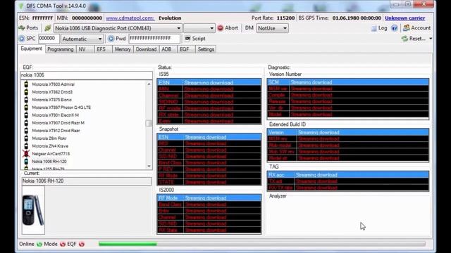 How to flash Nokia 1006 MetroPCS | Как прошить Nokia 1006 MetroPCS CDMATool DFS смотреть онлайн