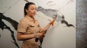 Декоративная штукатурка своими руками. Имитация мрамора Калаката. Imitation of Calacata marble.