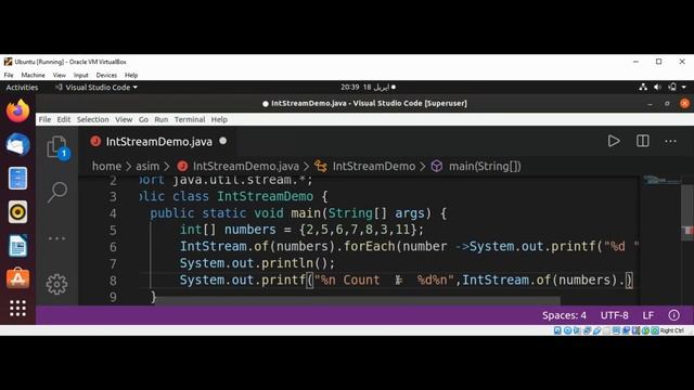 IntStream Operations in Java смотреть онлайн