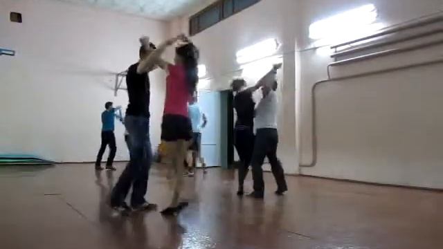 !!Zouk class протанцовка после занятия in dance studio DancA 11 04 14 -слава юля смотреть онлайн