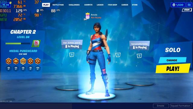 Fortnite Chapter 2 - Season 1| i7 3770 | GTX 1060 3GB | 16GB RAM | 1080p | ALL SETTINGS смотреть онлайн