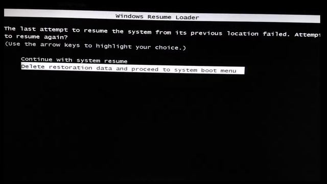 How To Fix Windows Resume Loader On Windows 7 смотреть онлайн