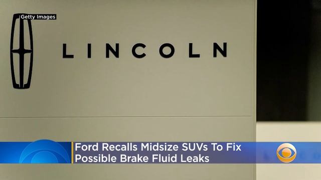Ford Recalls Midsize SUVs To Fix Possible Brake Fluid Leaks смотреть онлайн