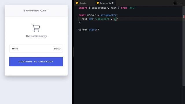 Mock a Basic HTTP Response — Mocking REST API with Mock Service Worker смотреть онлайн